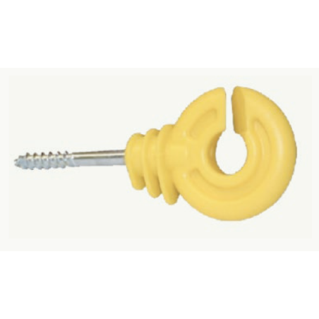 AISLADOR DE POSTE DE MADERA PARA CUERDA